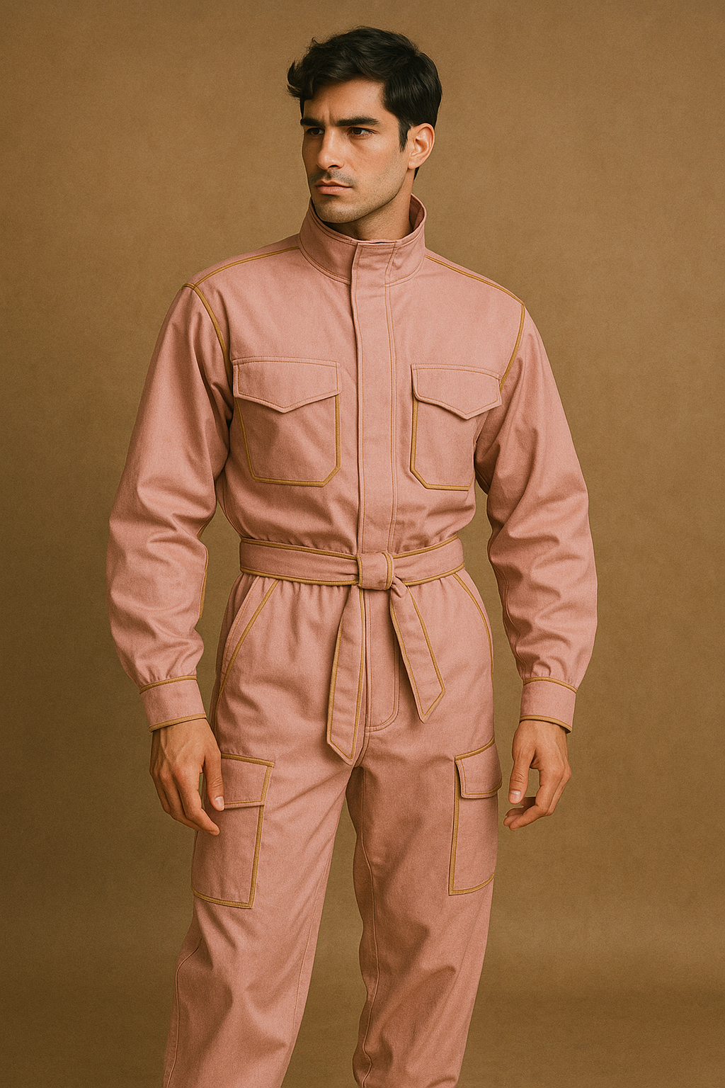 Man in fluid fashion with soft silhouette