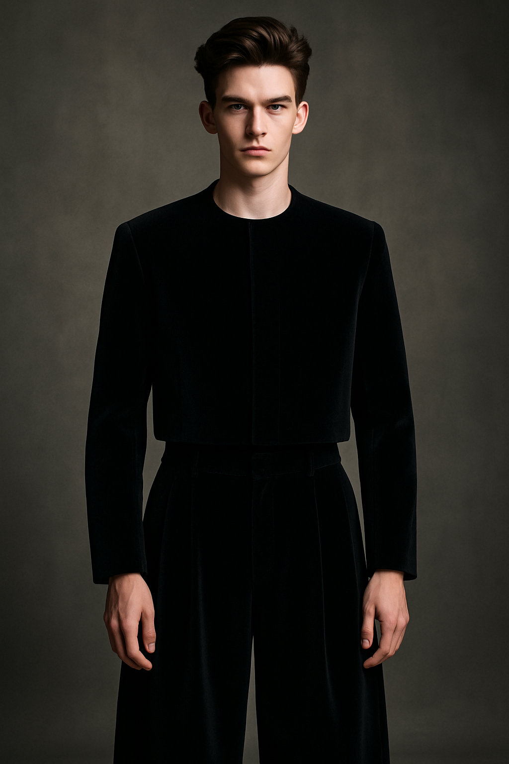 Man in understated luxury with minimal design